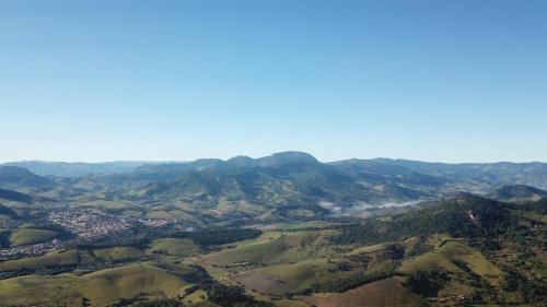 an aerial view of a mountain range at Sítio Colibri - Serra da Mantiqueira in Brazópolis