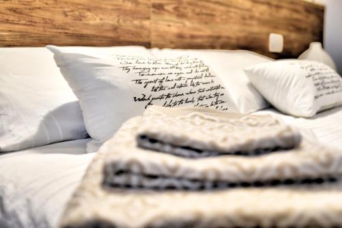 Ένα ή περισσότερα κρεβάτια σε δωμάτιο στο Bed & Breakfast Le Due G