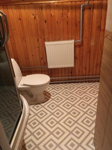 Bathroom sa At the Trakai Castle