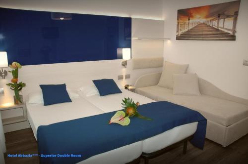Katil atau katil-katil dalam bilik di Hotel Abbazia