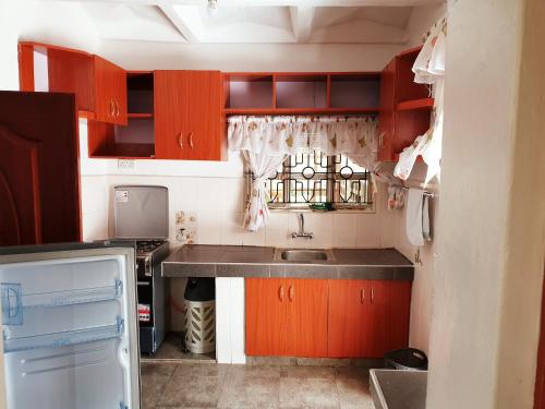 Kuchyň nebo kuchyňský kout v ubytování Merinja Guest House