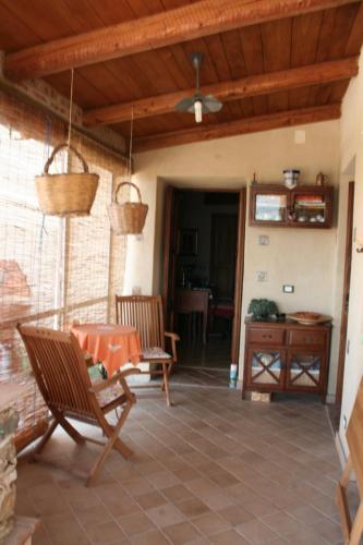 Χώρος καθιστικού στο Rosacanina B&B