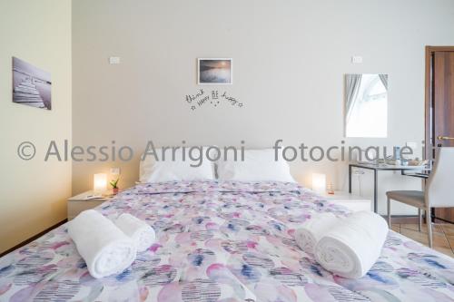 Cama o camas de una habitación en BlueLake Inn