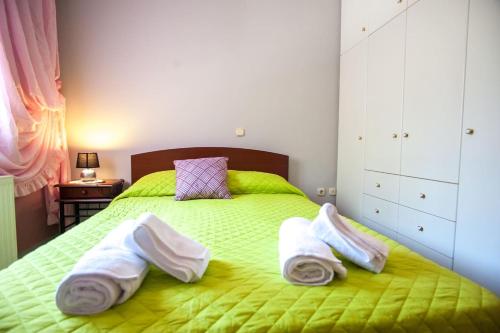 Katil atau katil-katil dalam bilik di Giorgio apartment