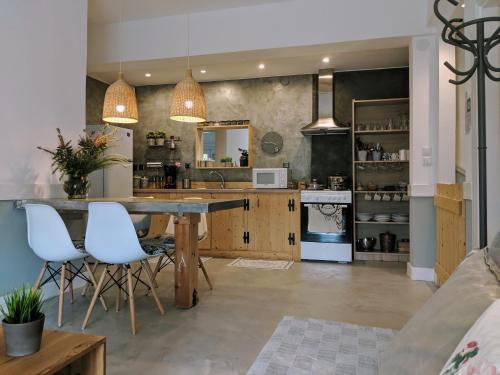 Kuchyňa alebo kuchynka v ubytovaní Villa Veneti Suite - Probio - 80m2