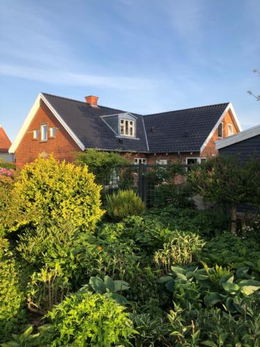 a house with a garden in front of it at Fly B&B in Skive