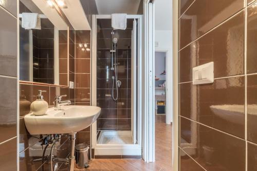 Koupelna v ubytování Be My Guest