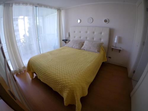 Postel nebo postele na pokoji v ubytování Departamento Meseta Coraceros