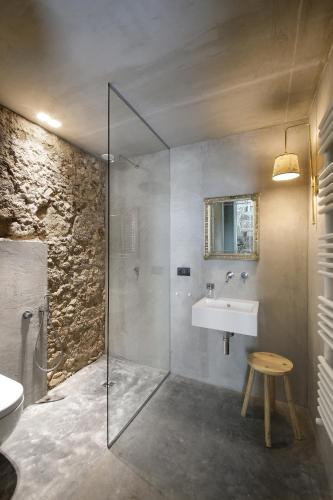 Koupelna v ubytování ISONZO SUITES