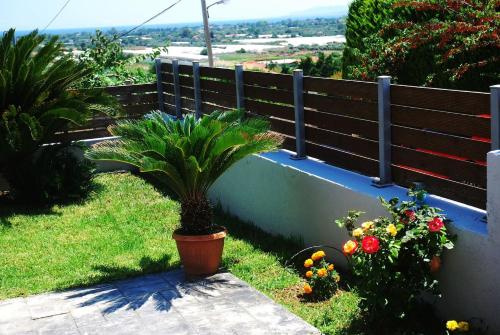Un jardín fuera de T&A Apartment,near the sea.
