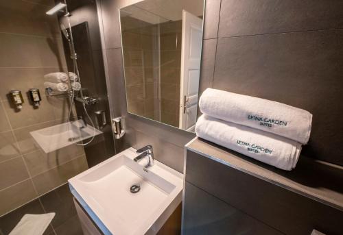 Koupelna v ubytování Letna Garden Suites