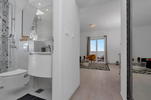Koupelna v ubytování Apartments Morpheus