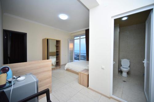 Koupelna v ubytování SUNSHINE Hotel Kvariati