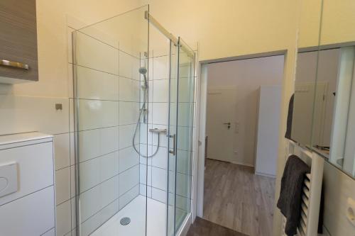 Ein Badezimmer in der Unterkunft Appartment Stadtgarten