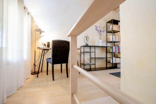Die Bibliothek im Bed & Breakfast