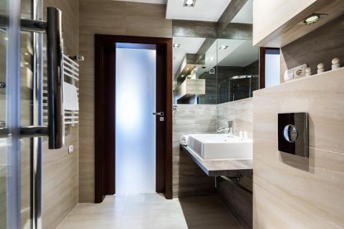 Koupelna v ubytování Apartament Levante