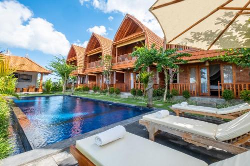 an image of a villa with a swimming pool at D'jineng Rice Terrace Canggu in Canggu