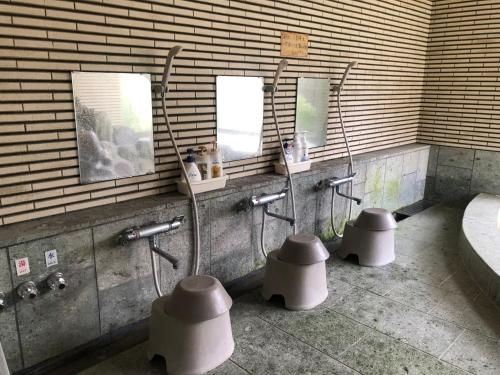Phòng tắm tại 伊道荘園