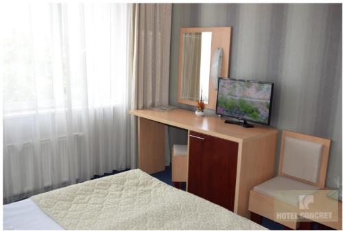Μια τηλεόραση ή/και κέντρο ψυχαγωγίας στο Hotel Concrete
