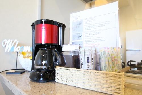 オーシャンリゾート真栄田岬にあるコーヒーまたはお茶