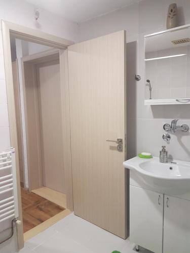 Koupelna v ubytování Dobrila Apartments