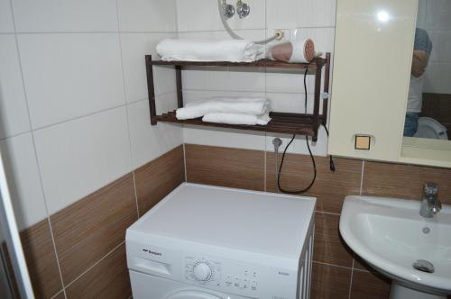 Koupelna v ubytování Apartment Bllaca