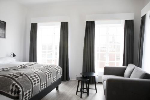 Fosshotel Rauðaráにあるベッド
