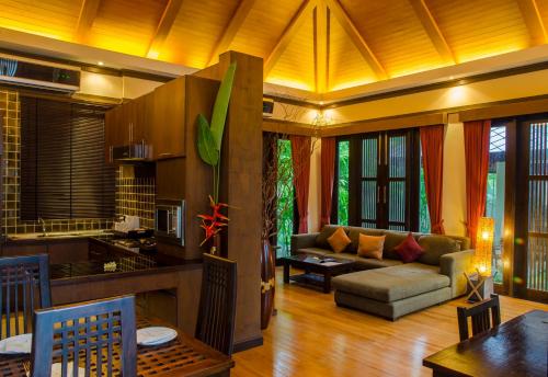 Zona d'estar a Kirikayan Residences Koh Samui