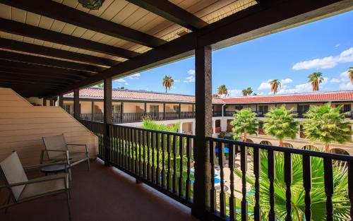 a balcony with a view of a resort at Casa De Palmas, Trademark Collection by Wyndham in McAllen