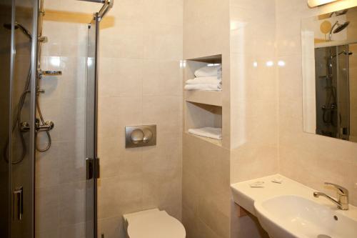 Ванная комната в Hotel Jamajka