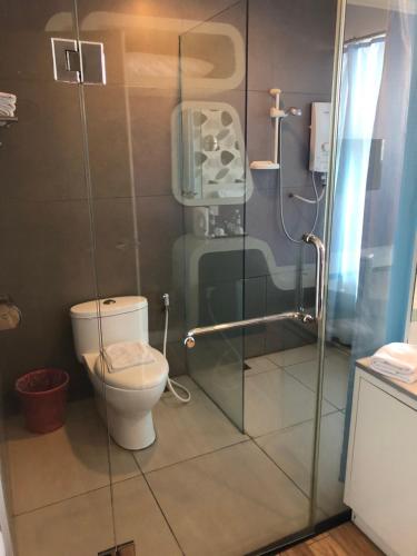 Koupelna v ubytování King Park Hotel Tawau