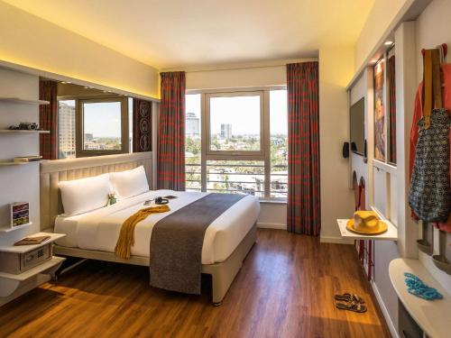 Cama o camas de una habitación en ibis Styles - Nairobi, Westlands