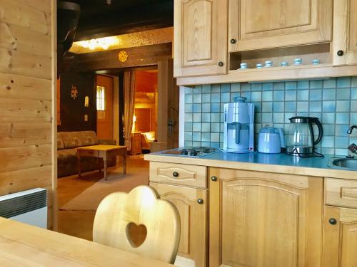Una cocina o cocineta en Appartements Futtertrögl