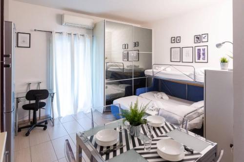 A bed or beds in a room at Apartment Monte Nero 29