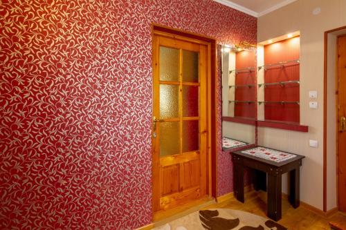 Ванна кімната в Rooms with Fortetsya View