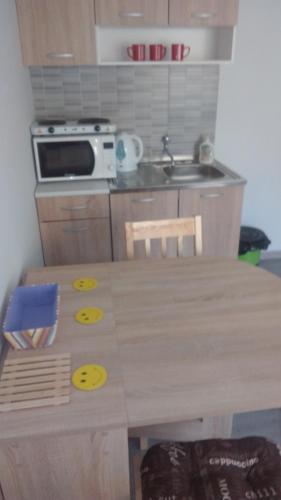 Dapur atau dapur kecil di Apartmani Lana