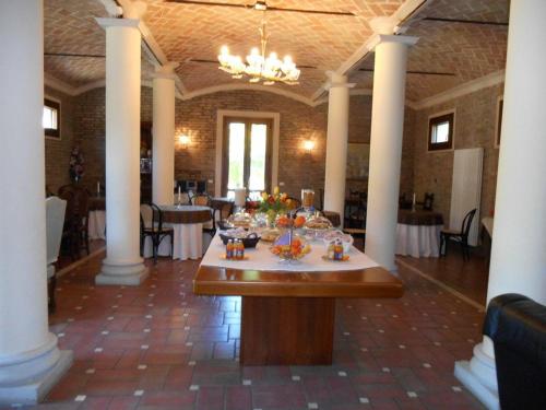 A seating area at Ca' Bianca