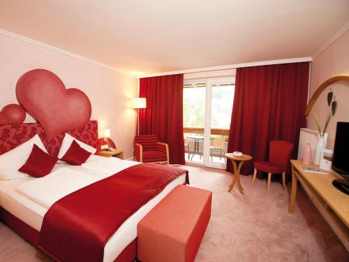 Cama o camas de una habitación en Evident Hotel Prägant 4-Superior