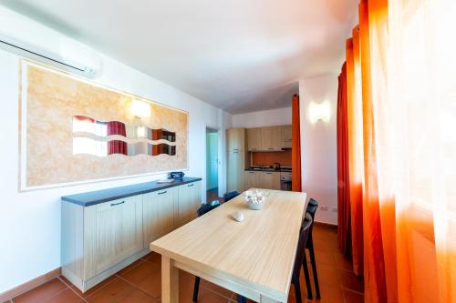 Η κουζίνα ή μικρή κουζίνα στο Residence Ataras