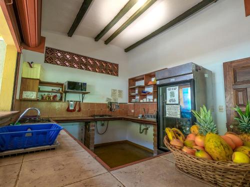 Kjøkken eller kjøkkenkrok på Hostal La Casa de Felipe