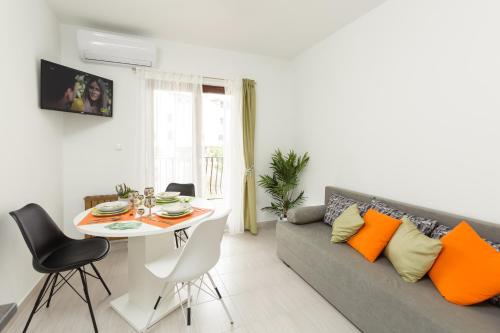 Χώρος καθιστικού στο AMI apartments