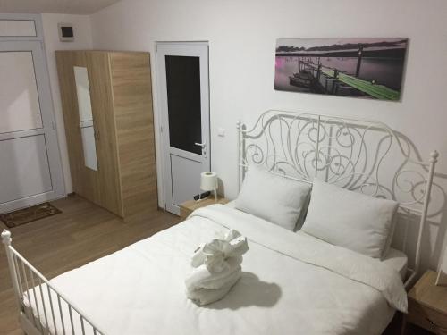 Postel nebo postele na pokoji v ubytování Casa Nicholas