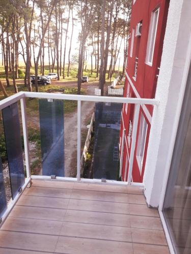 a view from the balcony of a house at New Wave1 in Grigoleti