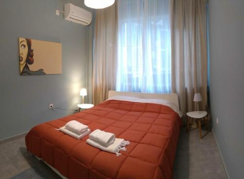 Posteľ alebo postele v izbe v ubytovaní Kanigos 3 BR VIEW Center of Athens