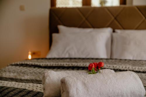 Una cama o camas en una habitación de Apartments Belvedere
