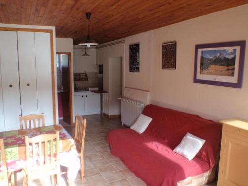 Istumisnurk majutusasutuses Gîte ROSIDAJEAN