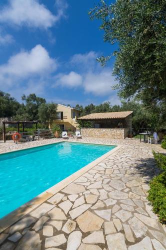 an image of a swimming pool in a house at Villa Elaia Suites & Apartments No.1 in Gaios