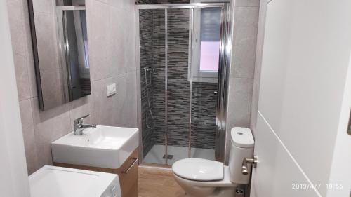 Kúpeľňa v ubytovaní Loft 500 metros de la playa
