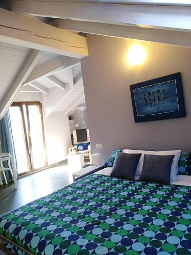 Cama o camas de una habitación en Nel cuore di Stresa