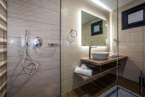 Koupelna v ubytování ABATON Luxury Resort